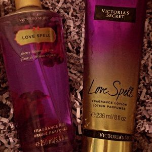 Body lotion and spray